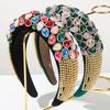 New Style Sponge High-crown Hairband, Exuding A Dazzling Charm.