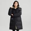 Down Cotton-padded Clothes for Women Are Over the Knee, the New Thickened, Loose and Thin Temperament Cotton-padded Clothes and Cotton-padded Jackets.