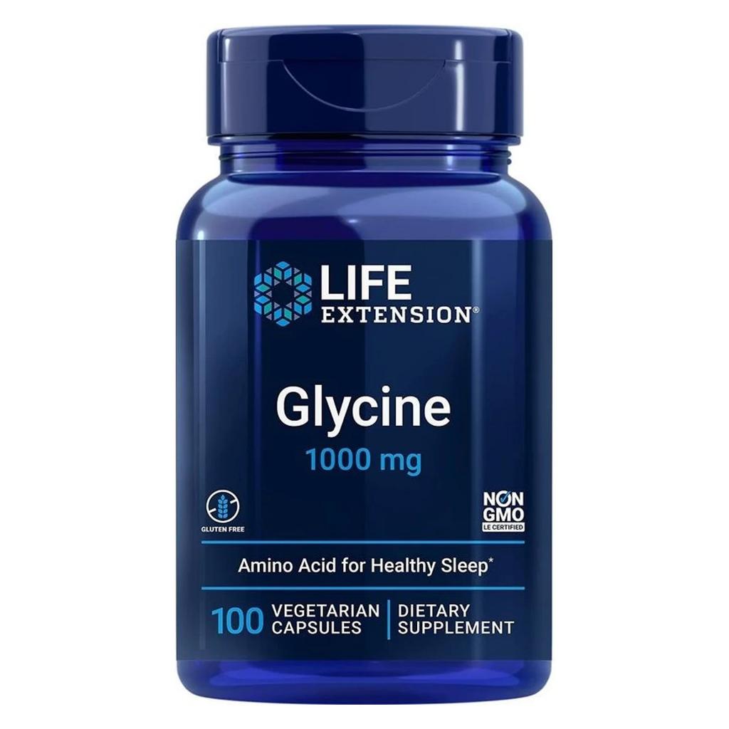 Glycine, 1000mg - 100 Vcaps