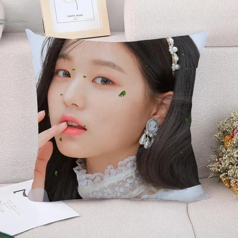 Pillow Cases Decorative Cushions Cover for Sofa Jang WonYoung Pillowcase Pillowcases Car Decoration Cushion Covers