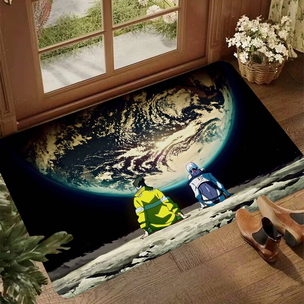 Cyberpunk Edgerunners Anime Hallway Carpet Washable Non-Slip Living Room Sofa Chairs Area Mat Kitchen Doormat Area Rug