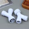 1/2/3Pcs Dishwasher Washing Machine Y Tee Connector Adapter Double Inlet Junction Split Pipe Connection Three-Way Adapter
