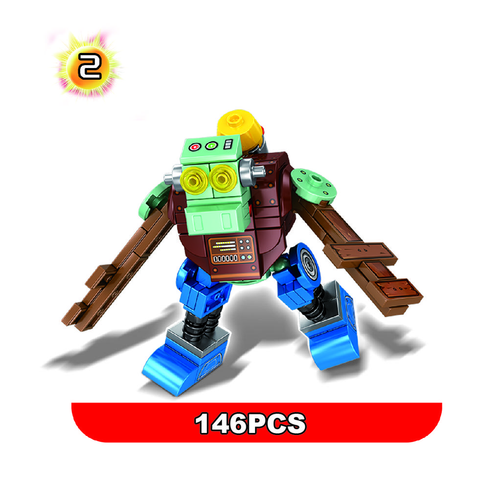 Non-Toxic Plants Vs Zombies 3 Building Blocks Toy Zombie Game Character Blocks Assembly Model Kids Toys Interactive Games Halloween Gifts