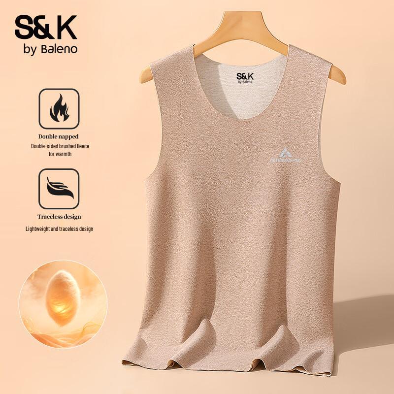 Baleno Men s S&K Series Fleece Lined Thermal Vest XL