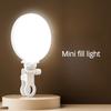 Luz de Noche LED Luz de Relleno para Teléfono Luz de Belleza para Transmisiones en Vivo Luz Portátil para Fotografía al Aire Libre Tricolor Ajustable Recargable Portátil
