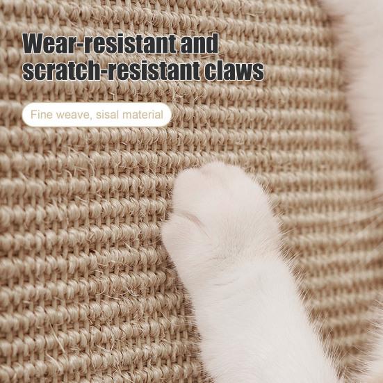 Cat Scratcher Board Sisal Hemp Wall-Mounted Pad Protect Furniture Paw Training Scratch-Proof Cat Scratching Post
