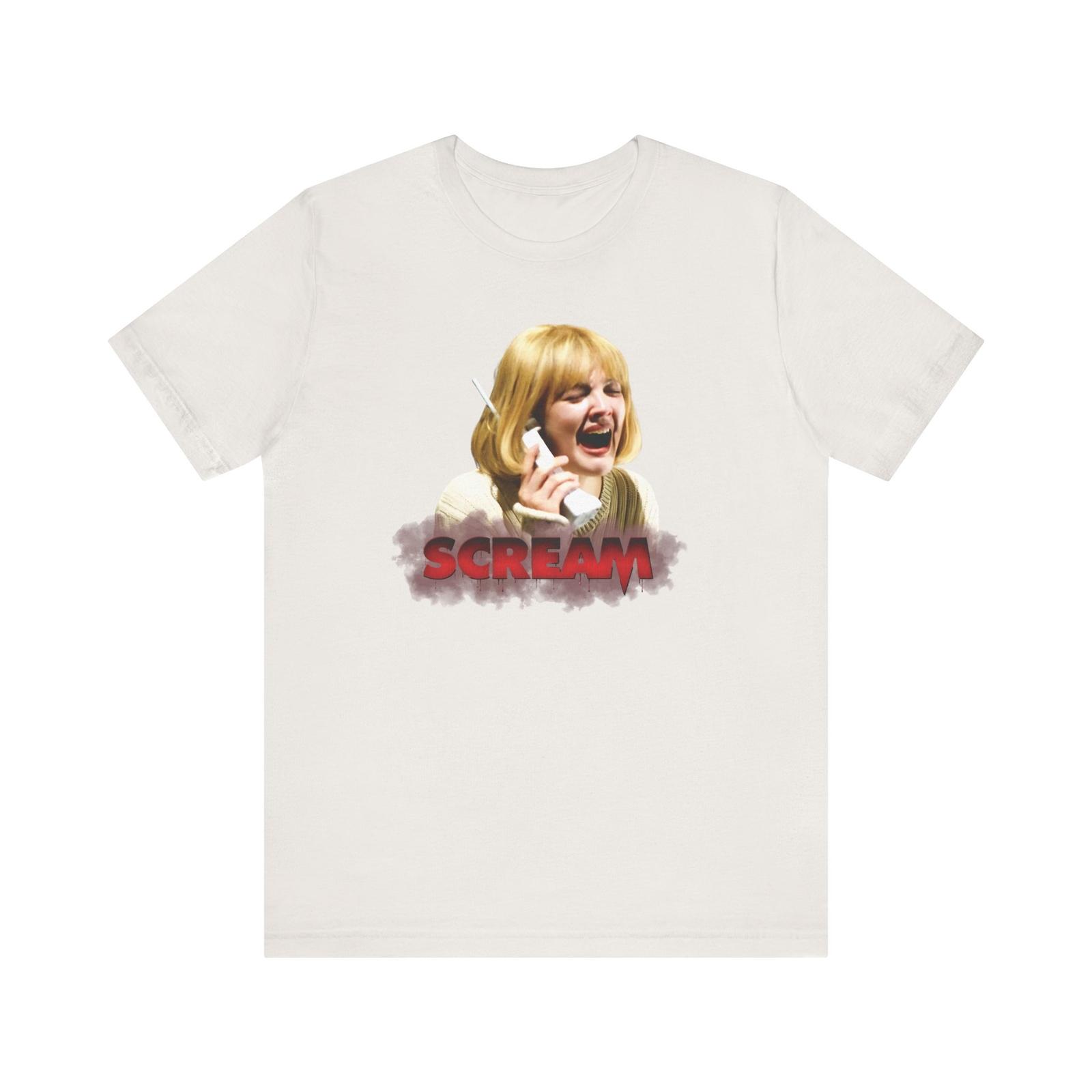 Scream T Shirt Retro Movie Tshirt Horror Movie Shirt Funny Halloween shirt L