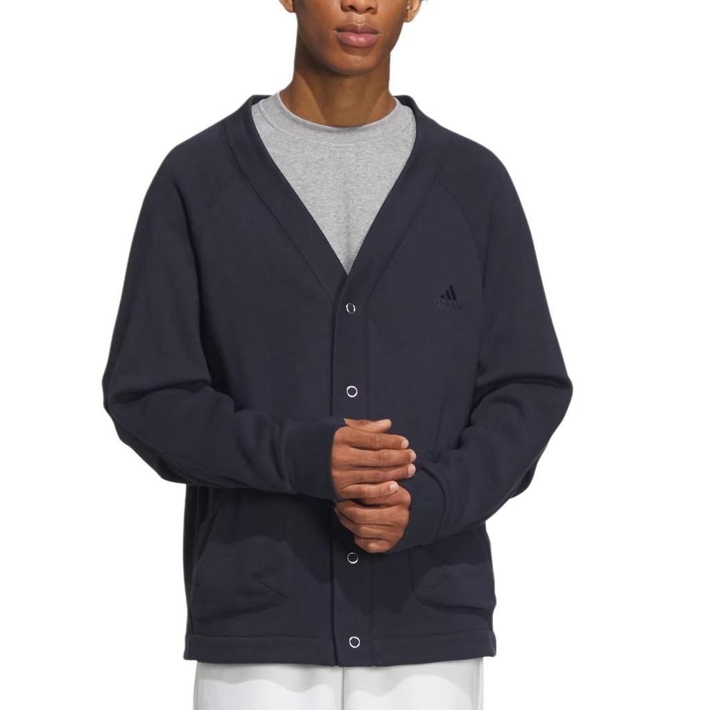 Adidas ALL SZN Oversized Cardigan Knitwear Men's Legend Ink IX6816
