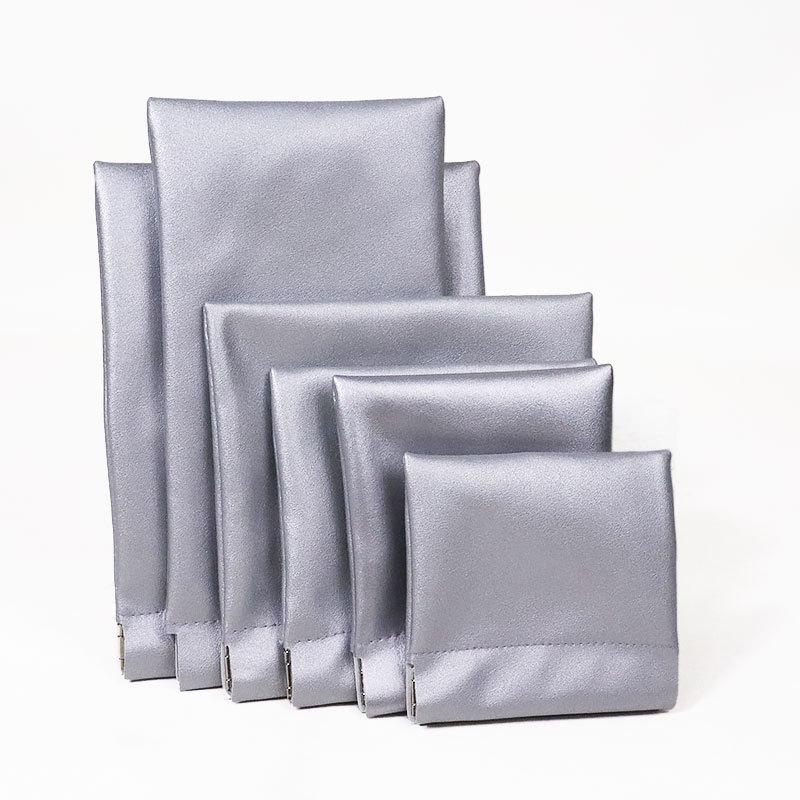 Waterproof PU Leather Makeup Bag with Snap Closure - Portable Storage & Coin Purse