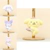 Adorable Sanrio Plush Toy Keychain Featuring My Melody And Cute Kuromi Dolls