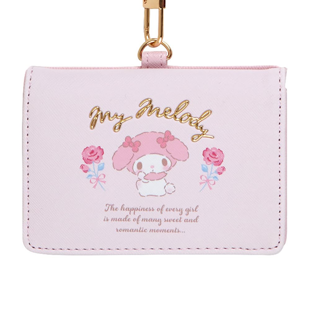 Sanrio My Melody Card ID x x Perfect for New Everyday Character 458597 Case, Bi-fold Case, 7.5 10.5 1.5 cm, Life, Accessories,