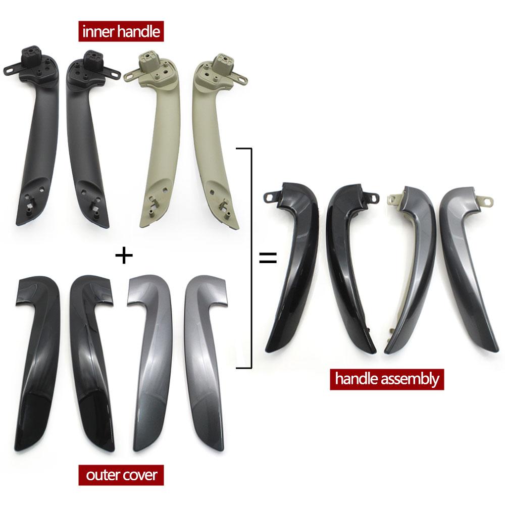 Car Interior Front Left Right Door Pull Handle Outer Cover Trim For Renault Laguna 3 III 2008-2015 809010416R 809000399R