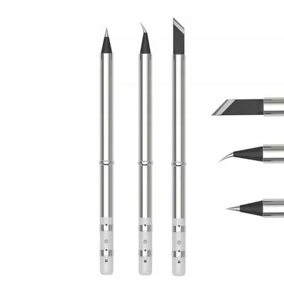 T65 Heizspitzen Pro Set - Set mit 3 Lötspitzen für T65-BC2 | K (Messer) | I (Nadel) | IST (sehr feine Nadel) | Schneller Wechsel | Original