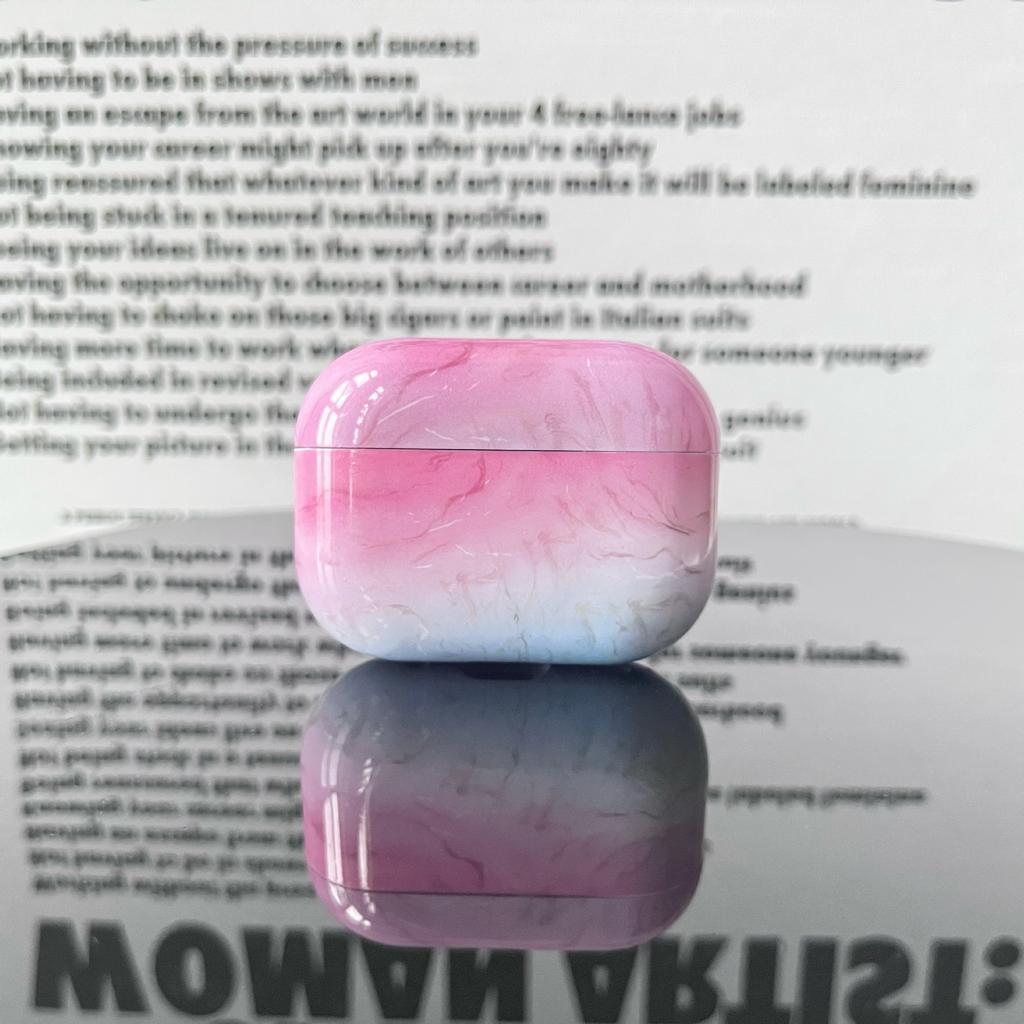 Marble Earphone Case for AirPodsPro2 Earphone Case PC All-inclusive Earphone Case