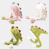 Dinosaur Plush Hat With Ears For Kids Warmth And Wind Protection