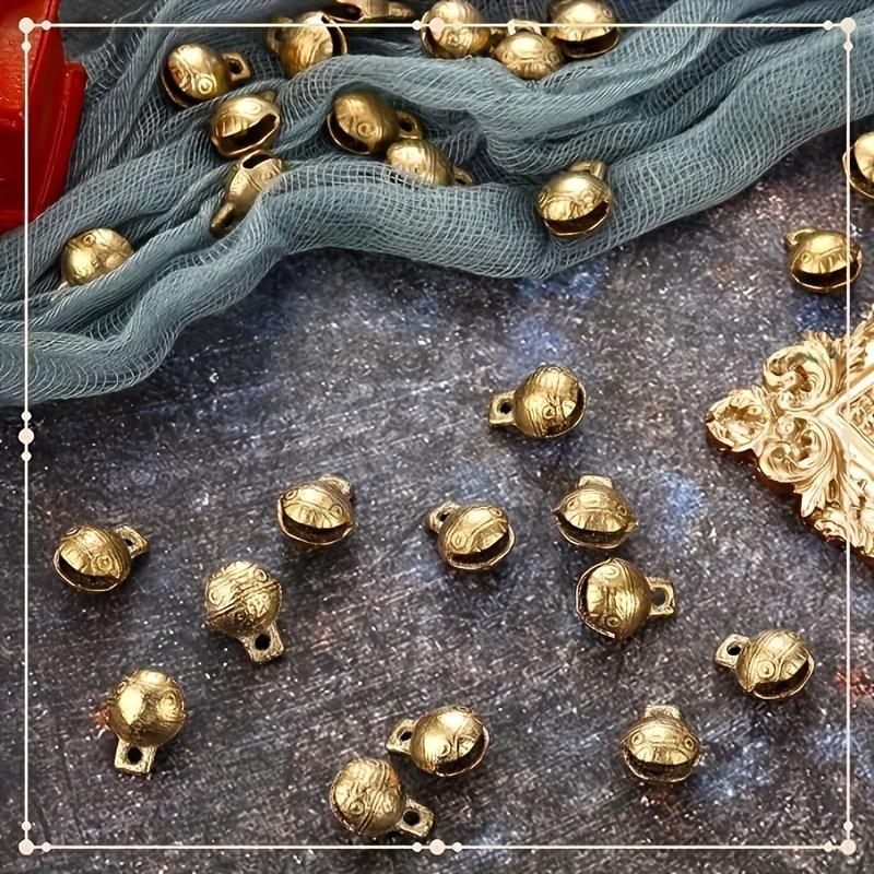 

20 шт. Колокольчики-бубенчики из античной латуни 17 мм с отверстием 3 мм - Прочные, не покрытые, с четким звоном для DIY проектов, украшения дома, аксессуары для ошейника питомца 20pcs