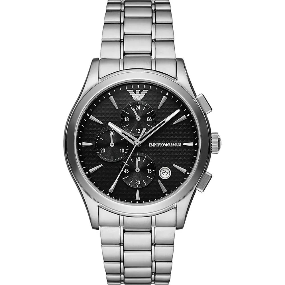 

Мужские кварцевые часы Emporio Armani Paolo из черной нержавеющей стали AR11602 чёрный