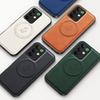 Wireless Charging Magnetic Case for Realme C85 Pro C85 5G Protective Cover PU Leather Hard Back Shell Coque
