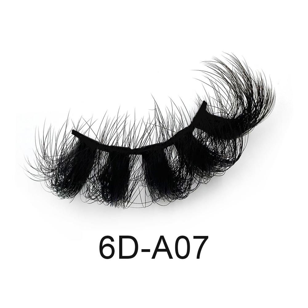 Fluffy 12MM-20MM Handmade Faux Mink 3D Strip Eye Lashes Vendors Private Label Vegan Custom Logo