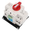 Dual Power Automatic Transfer Switch Red Handle 125A Generator Changeover Switch for Industry 400V
