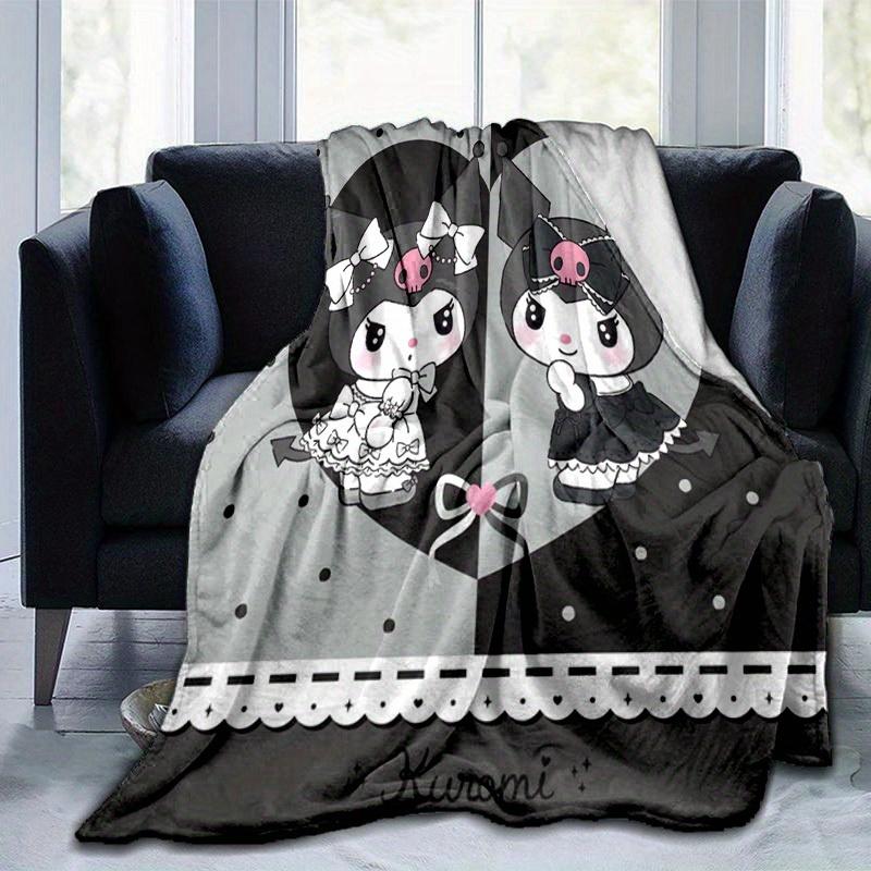 

1pc. Cute Gothic Kuromi Plush Blanket - Perfect for Home, Office, Outdoor Use & G 100x150cm
