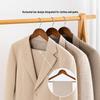 Solid Wood Clothes Hangers & Pants Clips