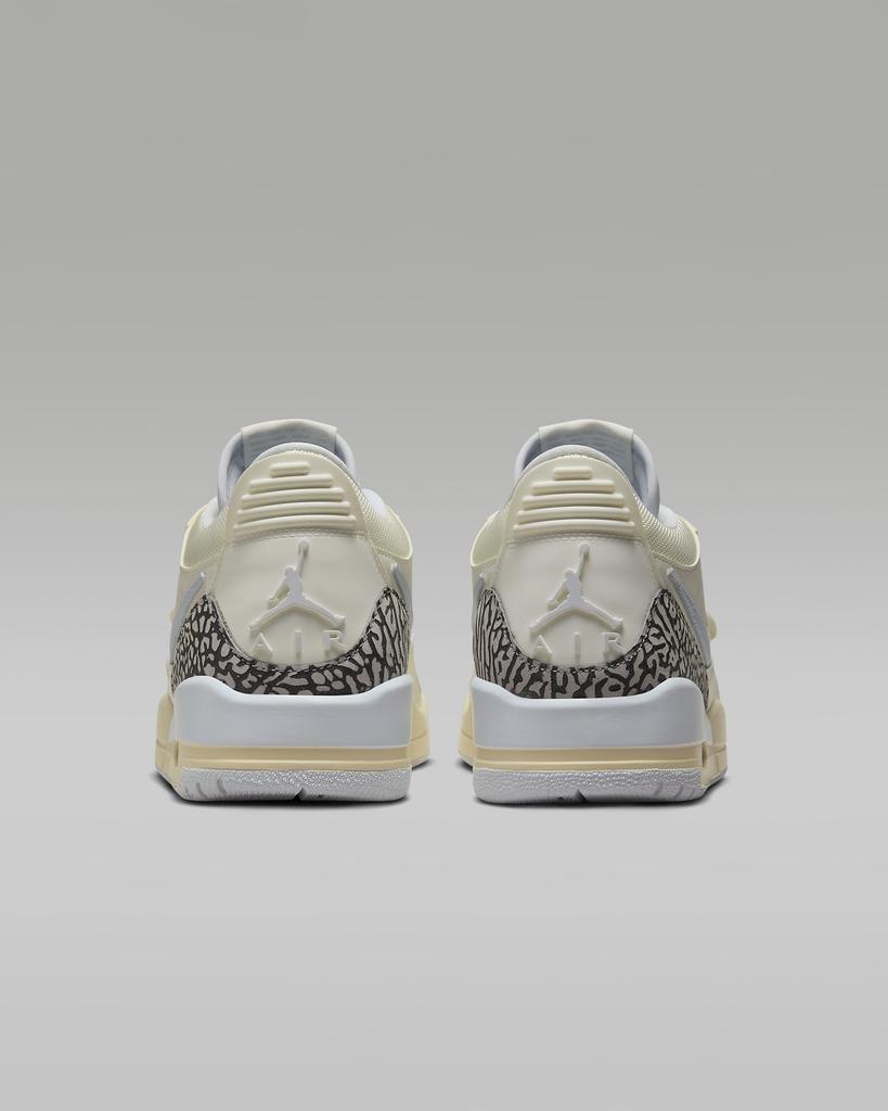 FQ7827-101 Nike Air Jordan Legacy 312 Low Sail Cement Grey Black Footba (Women's