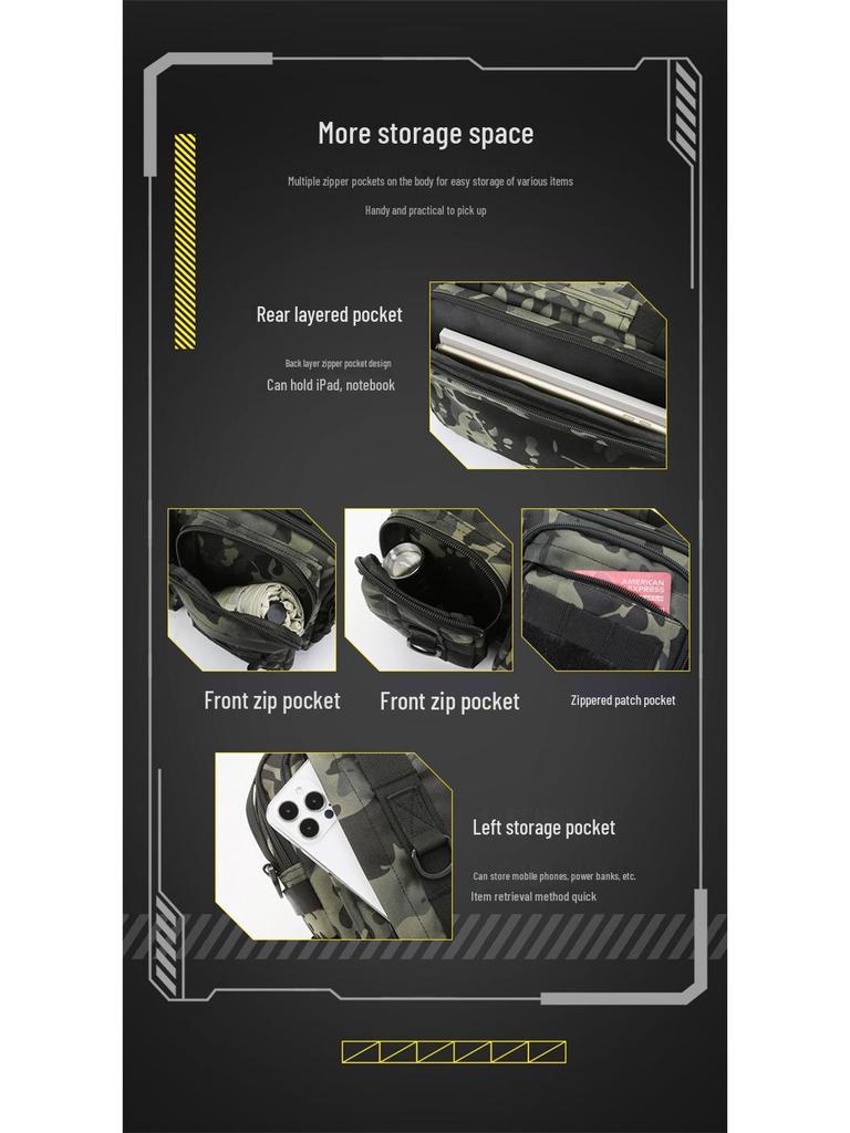 2023 Taktische Camouflage Multifunktionale Köder Umhängetasche