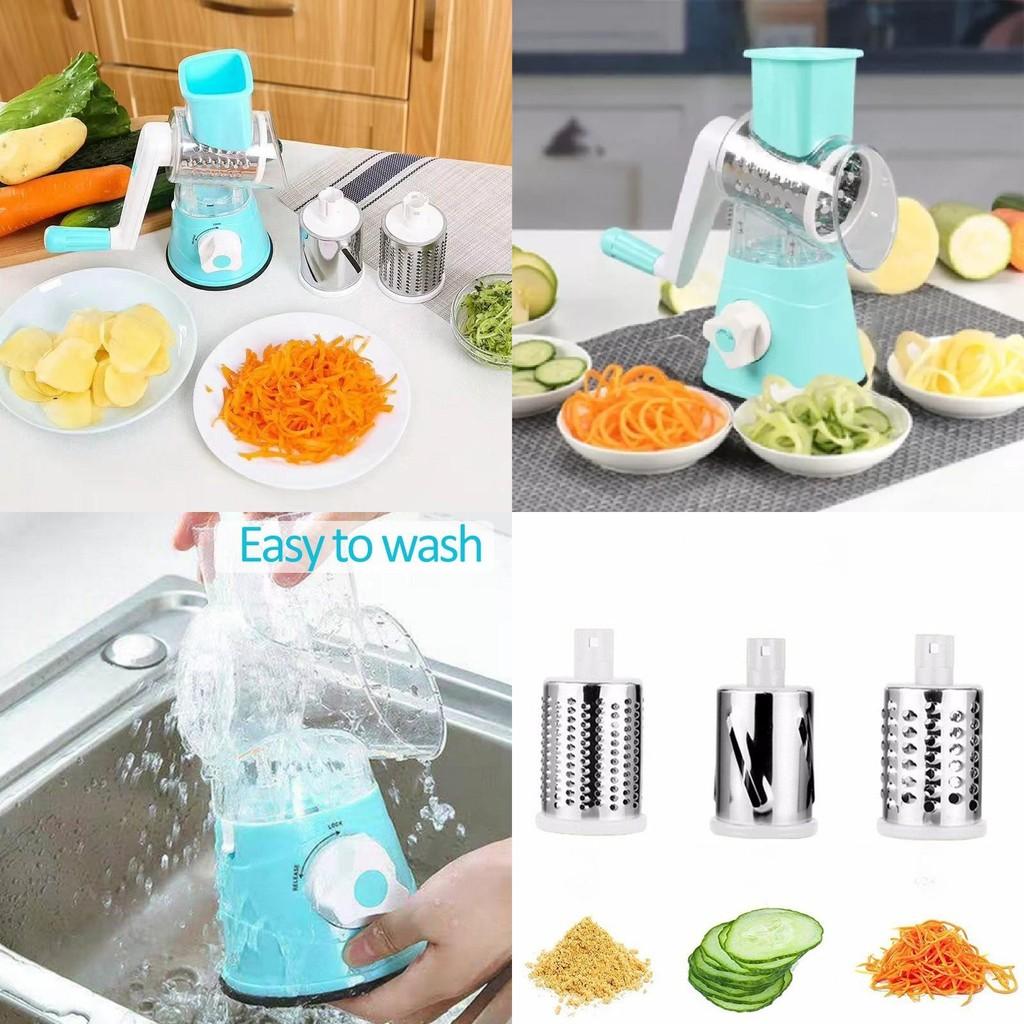 Innovative Hand-powered Vegetable Cutter With Multiple Functions For Potatoes Cheese And More