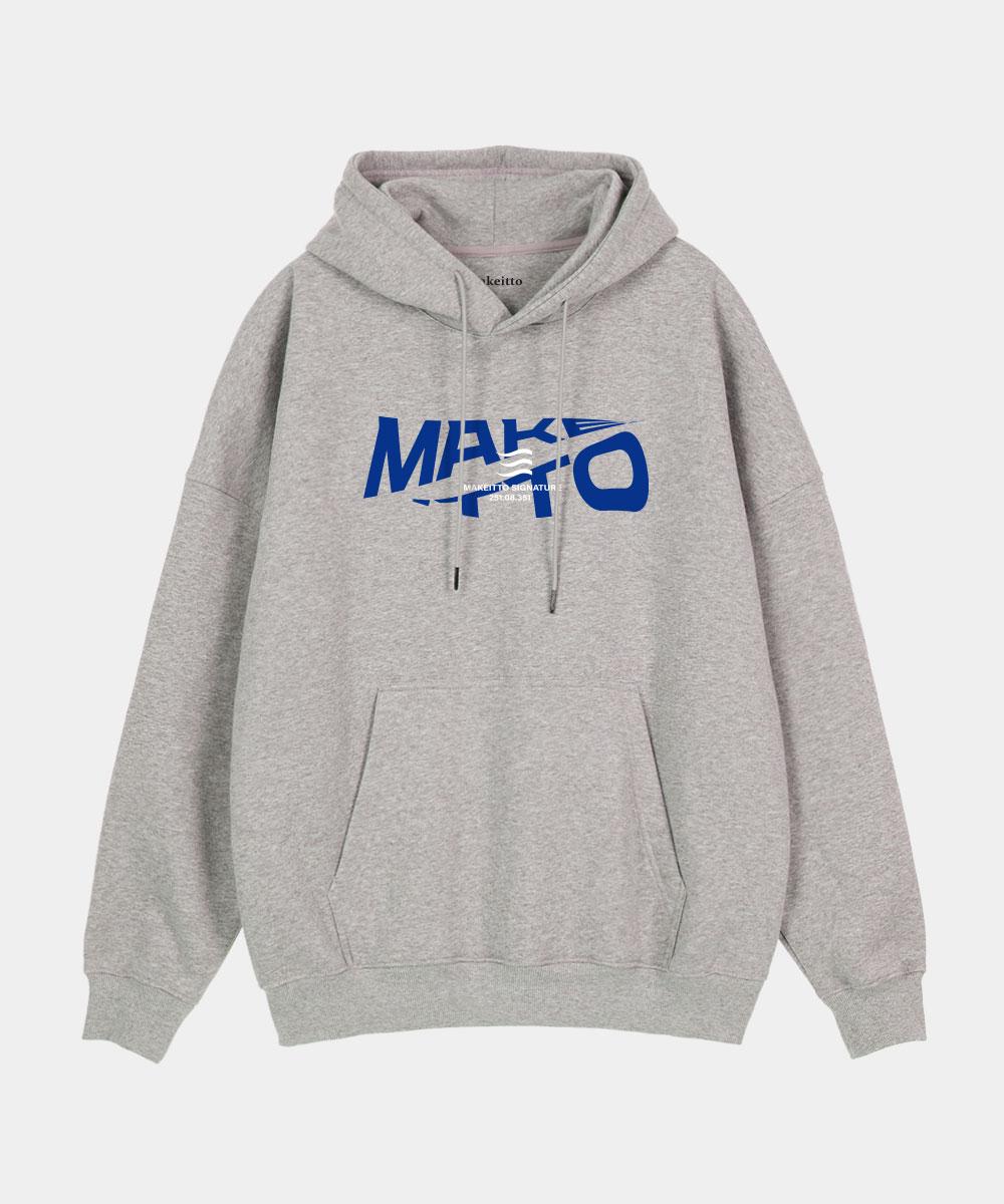 Худи с активной надписью Make It Two_Меланж M(Kimo O)