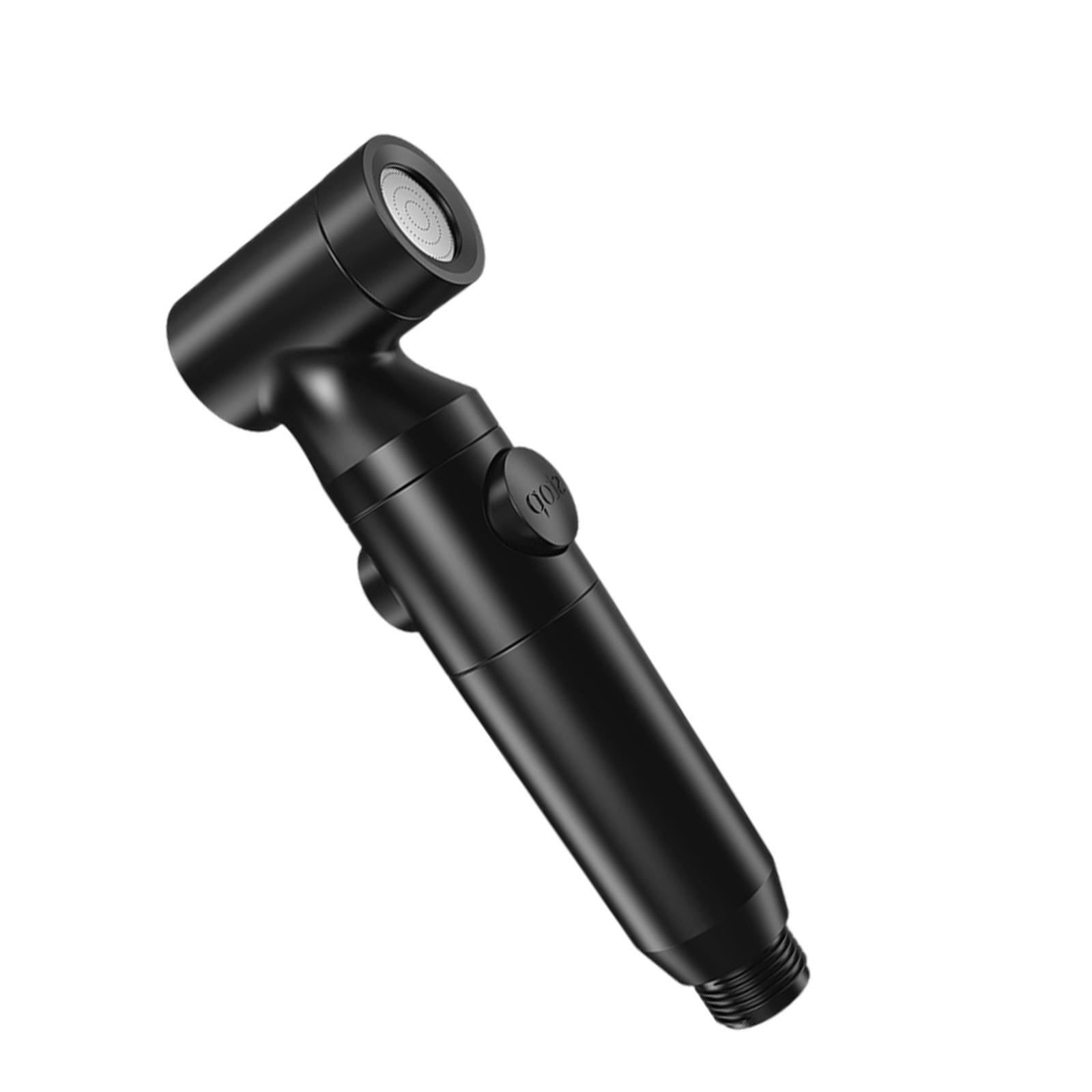 

Насадка-биде для унитаза высокого давления с регулируемым потоком воды и простой установкой, модернизация для домашних ванных комнат чёрный