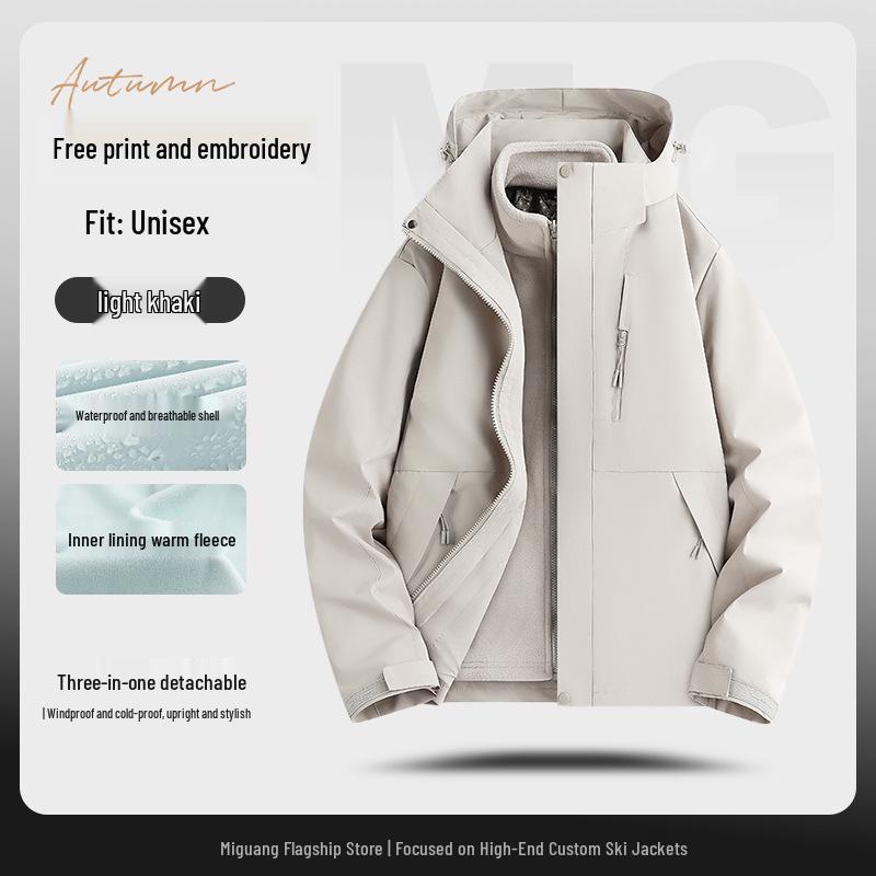 Giacca Tre in Uno da Lavoro Personalizzata Negozio 4S Tesla - Uniforme da Lavoro con Logo Ricamato