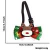 Joyful Pet Christmas Collar Featuring Cartoon Bow Tie And Festive Jingle Bells Pets For