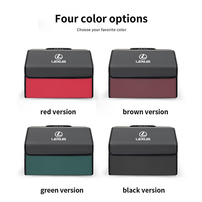 Lexus Car Dual Color Trunk Storage Bag Collapsible Camping Box For Lexus F SPORT ES RX NX LS UX LM LX GX LC RZ IS CT GS RC HS SC