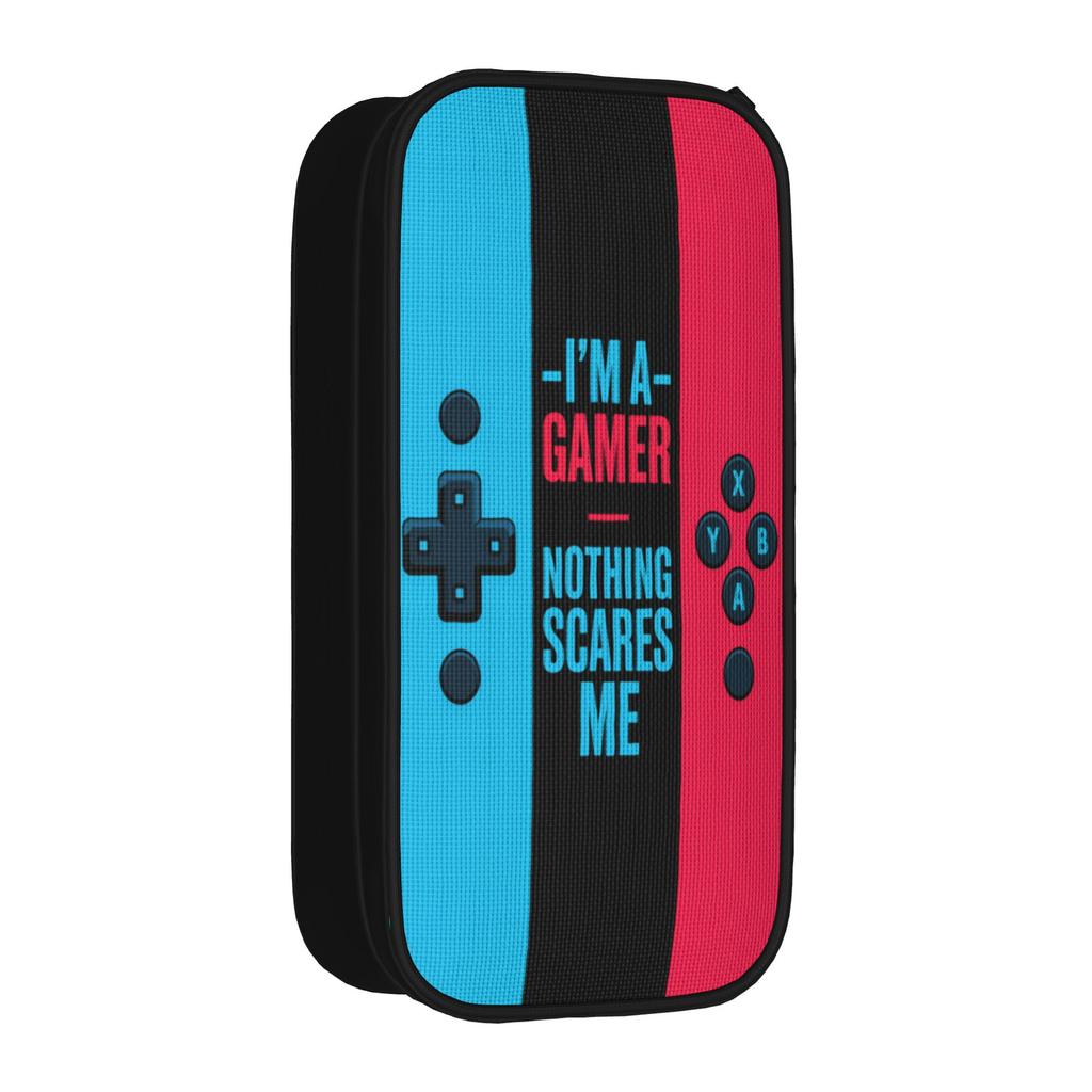 Lovely Gamer Pencil Case  Pencil Box Pen Holder for Girl Boy Large Storage Bag School Supplies Gifts Stationery