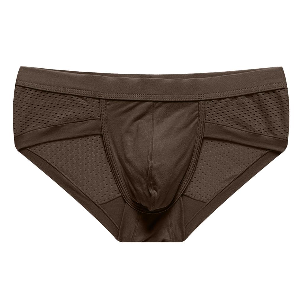 Men's Underwear,briefs, Men's U-shaped Bags, Anti-clogging, Low Waist, Solid Color
