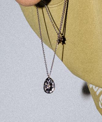 Scalettoblack Urm008 Big Star Pendant Necklace