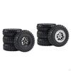 4 Pieces 1/12 1/16 RC Car Wheels And Tires Accessories High Performance Replacement Part for Cars
