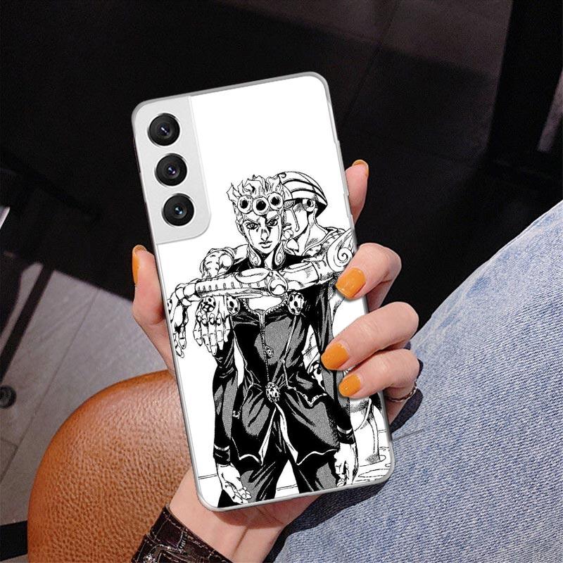 JoJo Bizarre Adventure Phone Case For Samsung Galaxy S24 S25 Edge S26 Ultra S23 S22 S21 Plus S20 FE + Personalized Print Cover G