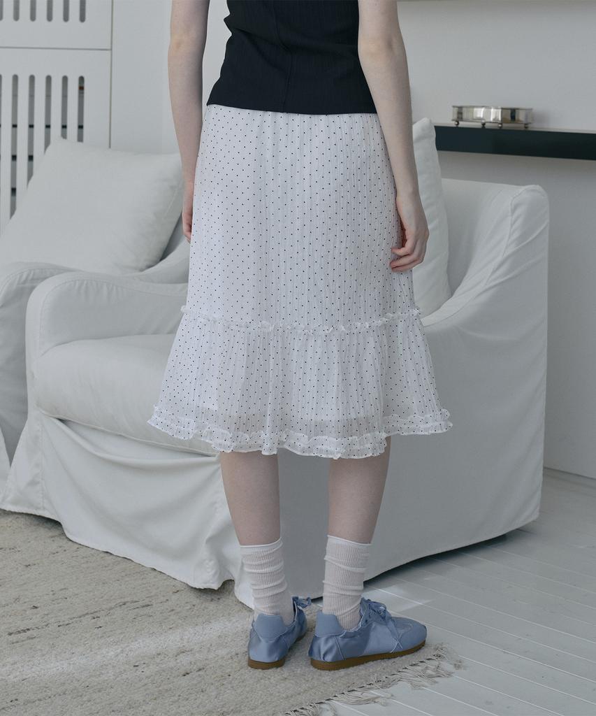 Jucy Judy Dot Frill Tiered Skirt J1Sk322E