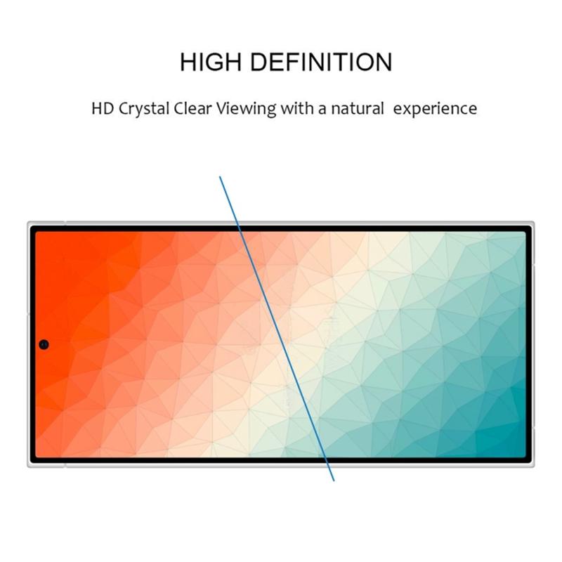 25Pcs For Samsung Galaxy S24 Ultra Full Screen Protector Silk Printing (Fingerprint Unlock)