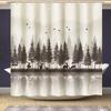 Funny Shower Curtains, Cool Dog Shower Curtain, Fun Pet Puppy Waterproof Shower Curtains with Hooks for Bathroom Decor, Dog