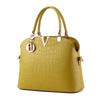 Women Large Pu Shell Shoulder Crossbody Bag Internal Zipper Pockets Style Street