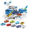 Aircraft Vehicle Toys Fun Educational Simulation Transport Cargo Airplane Car Toy Play Set for 3 To
