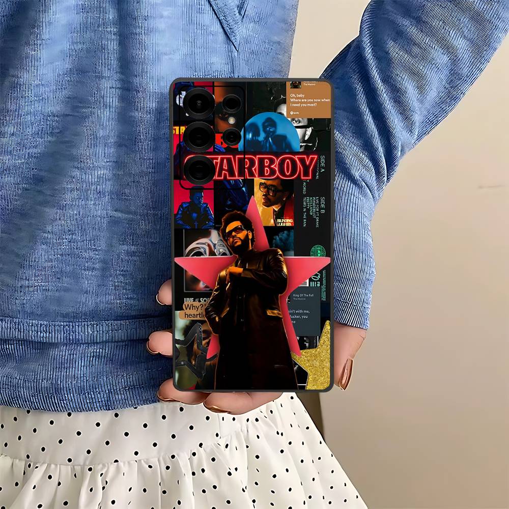 

Popular Hip Hop Rapper The Weeknd Phone Case For Samsung S 24 Fe 25 Ultra Plus 20 Lite 21 30 22 23 24 22 Ultra 5G Fundas Samsung S25