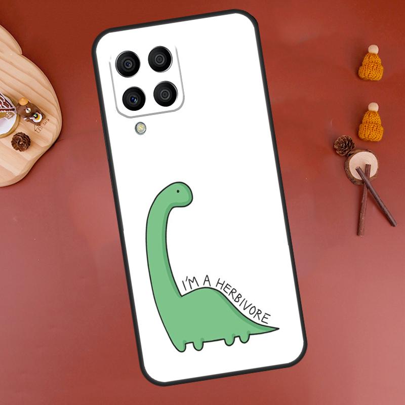 Cute Dino Case For Samsung Galaxy M32 M12 M52 M21 M31 M15 M55 M56 M36 M16 M06 M13 M33 M53 M14 M34 M54