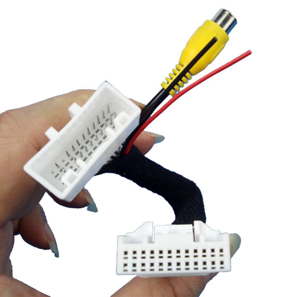 Back Of Radio Installation 24 PIN Adapter Vehicle Camera Installation Good Materials Non-Deformed Design Practical And Reliable