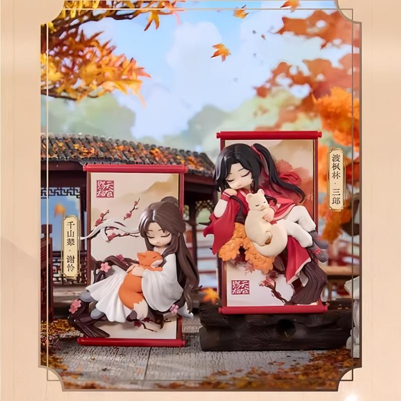 Echte Tian Guan Ci Fu Schriftrollen-Serie Blind Box Tgcf Hua Cheng Xie Lian Niedliche Anime-Peripherie Mystery Box Trend Weihnachtsgeschenke