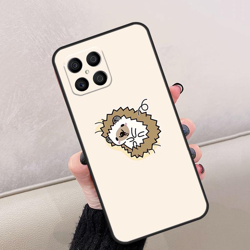 

Kawaii Hedgehog Heart For Honor Magic 7 Lite 5 6 8 Pro Case For Honor Win RT X9d X9b X9a X9c X8c X8b 200 400 70 90 Honor X8c