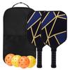 WEZHOUV Printed Pickleball Paddle Set